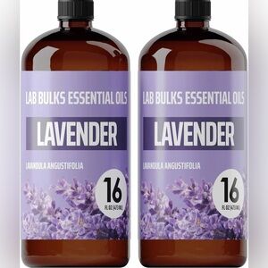 2pk-16 oz Lavender Essential Oil Bulk Aromatherapy Relaxation Stress Relief Gift